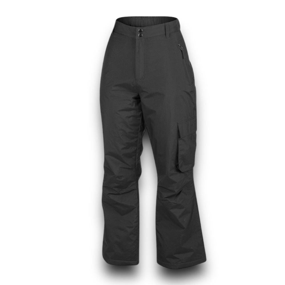 Women's Black Cargo Ski Pants